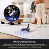 image:imageEureka Cordless Vacuum Cleaner AntiTangle Brushroll Rechargeable Stick Vacuum Lightweight for Carpet Hard Floor Pet Hair White NEC280WHBlack