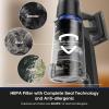 image:imageEureka Cordless Vacuum Cleaner AntiTangle Brushroll Rechargeable Stick Vacuum Lightweight for Carpet Hard Floor Pet Hair White NEC280WHBlack