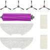image:imageEureka Authentic Replacement Parts Accessories Compatible for E20 Plus Robot Vacuum Cleaner Replacement Kit Include 1 Roller Brush  2 HEPA Filter  4 EdgeSweeping Brush  2 Mop Pad
