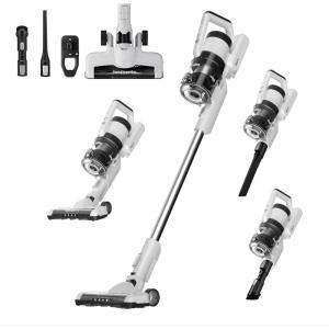 image:imageEureka Cordless Vacuum Cleaner AntiTangle Brushroll Rechargeable Stick Vacuum Lightweight for Carpet Hard Floor Pet Hair White NEC280WHWhite