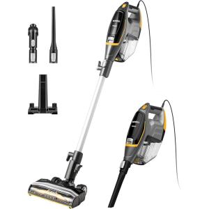image:imageEureka Flash Lightweight Stick Vacuum Cleaner 15KPa Powerful Suction 2 in 1 Corded Handheld Vac for Hard Floor and Carpet Black
