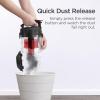 image:imageEureka Bagless Canister Vacuum Cleaner Lightweight Vac for Carpets and Hard Floors Silver with Black NEN180Red
