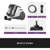 image:imageEureka Bagless Canister Vacuum Cleaner Lightweight Vac for Carpets and Hard Floors Silver with Black NEN180White