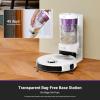 image:imageEureka E20 Plus Robot Vacuum and Mop Combo Robot Vacuum Cleaner with Bagless Self Emptying Station 45Day Capacity 8000Pa Suction and Anti HairTangling Brush App Control LiDAR NavigationWhite