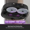 image:imageEureka E20 Plus Robot Vacuum and Mop Combo Robot Vacuum Cleaner with Bagless Self Emptying Station 45Day Capacity 8000Pa Suction and Anti HairTangling Brush App Control LiDAR NavigationJet Black