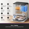 image:imageEureka J15 Pro Ultra Robot Vacuum and Mop with Self Emptying Base 16200 Pa Suction FlexArm Design Mop Auto Mop Hot Water Washing amp Hot Air Drying AntiTangle AI Obstacle Avoidance BlackWhite