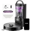 image:imageEureka E20 Evo Plus Robot Vacuum and Mop Combo 10000Pa Suction Robot Vacuum Cleaner Bagless SelfEmptying Station 45Day Capacity AntiHairTangling Side Brush Mop Lifting App Control LiDAR NavBlack