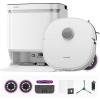 image:imageEureka J15 Pro Ultra Robot Vacuum and Mop with Self Emptying Base 16200 Pa Suction FlexArm Design Mop Auto Mop Hot Water Washing amp Hot Air Drying AntiTangle AI Obstacle Avoidance BlackWhite