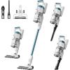 image:imageEureka RapidClean Pro Cordless Vacuum Cleaner for Hard Floors Lightweight Stick Vacuum LED Headlights Convenient Stick and Handheld Vac Green NEC285GRBlue