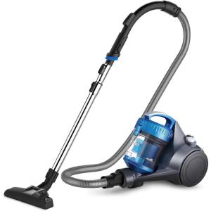 image:imageEureka Bagless Canister Vacuum Cleaner Lightweight Vac for Carpets and Hard Floors Silver with Black NEN180Blue