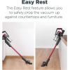 image:imageEureka Lightweight Cordless Stick Vacuum Cleaner Convenient for Hard Floors Rechargeable Handheld Vacuum Cleaner Portable with Powerful Motor Efficient Suction RapidClean Pro NEC186 Rose Red
