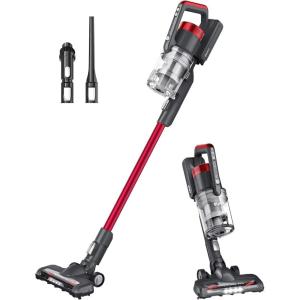 image:imageEureka Lightweight Cordless Stick Vacuum Cleaner Convenient for Hard Floors Rechargeable Handheld Vacuum Cleaner Portable with Powerful Motor Efficient Suction RapidClean Pro NEC186 Rose Red