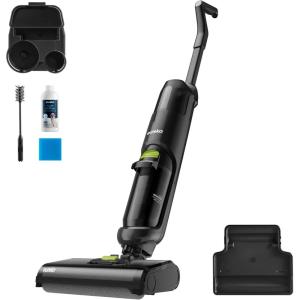 image:imageEureka NEW500 Cordless Wet Dry Vacuum Cleaner and Mop for MultiSurface Lightweight Hardwood Floors Cleaner with SelfCleaning System Voice prompts and Smart Dirt DetectingBlack